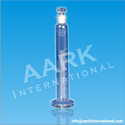 Measuring Cylinders, Round Base with interchangeable stopper