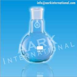 Flask, Single Neck, Flat Bottom Short/Medium Neck with Interchangeable Joint